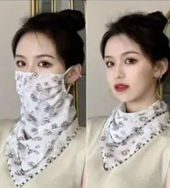 日焼け防止フェイスマスク フェイスカバー