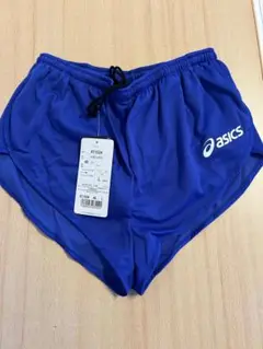 【新品未使用品】asics 陸上用ランニングパンツ Lサイズ 青