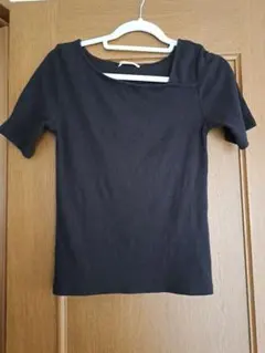DAISY MERRY 半袖 リブTシャツ ブラックのサムネイル