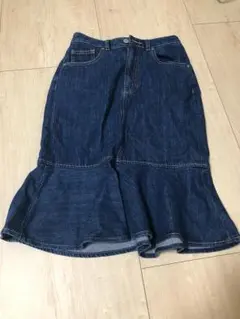 デニムスカート マーメイドスカート GU Sサイズ
