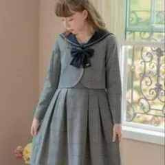 キャサリンコテージ　チェック セーラー襟　フォーマル