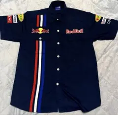 新品未使用　希少　レッドブル　レーシングシャツ　ワークシャツ　企業ロゴ　紺　Ｍ 2026年最新】REDBULL メンズ シャツの人気アイテム - メルカリ