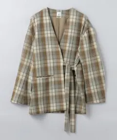 6(ROKU) チェック ジャケット