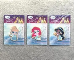 ディズニープリンセス　ワッペン　3点セット