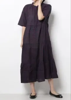 ユ*ー様 未使用品 サマンサモスモス ロングワンピース 半袖 フリーサイズ