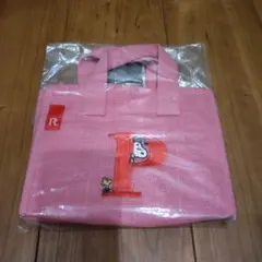 Peanuts ピンク トートバッグ　ジュート素材 ROOTOTE