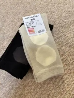 marimekko HEATTECH ソックス 2足セット 20〜24cm