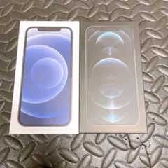 iPhone12.12proの箱.ケーブル.Appleロゴステッカーセット