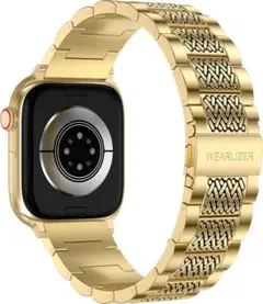 【2025最新型・新品】 Apple Watch コンパチブル バンド ゴールド