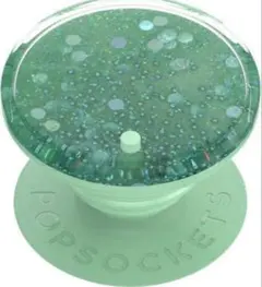 POPSOCKETS グリーン グリッター スマホスタンドのサムネイル
