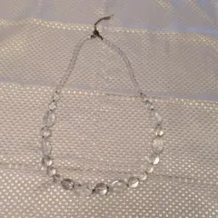 クリスタル風 ネックレス 約40cm