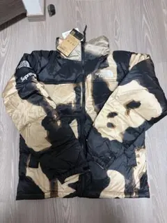 Supreme × ノースフェイス ブリーチデニム ヌプシ ジャケットSサイズ