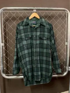 60s Pendletonチェックシャツ15¹ᐟ² ウールシャツ　ボードシャツのサムネイル