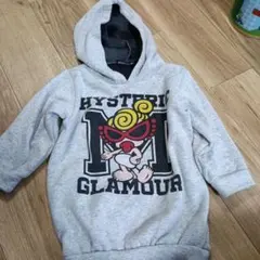 HYSTERIC MINN フード付きトレーナー 90cm グレー
