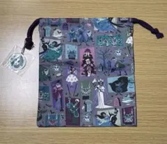 ホーンテッドマンション　ビヨンド　巾着 ホーンテッドマンションの登場キャラモチーフ！東京ディズニーランド