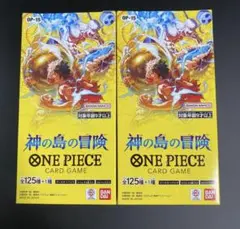 テープ付き ワンピースカードゲーム 神の島の冒険 3BOX - メルカリ