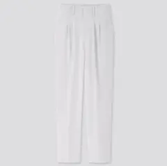 UNIQLOドレープリラックステーパードアンクルパンツ