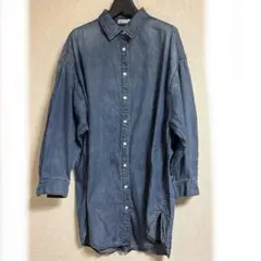 Spick&Span スピックアンドスパン ブリーチデニムルーズシャツ