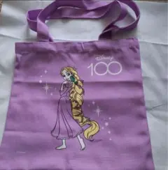 【新品】Disney 100周年 ラプンツェル 手提げ　バック