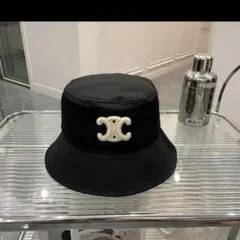 CELINE バケットハット ブラック　セリーヌ　トリオンフ