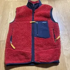 Patagonia フリースベスト 赤