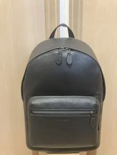 COACH コーチ ヒューストン バックパック ブラック レザー 黒 F6899 