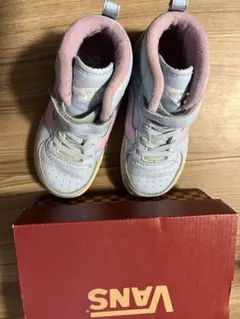 VANS 水色 ピンク ハイカットシューズ