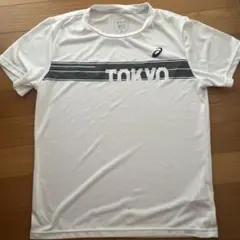 asics トーキョー Tシャツ Mサイズ ホワイト