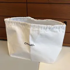 【新品】　CHANEL ノベルティ巾着袋　ホワイト