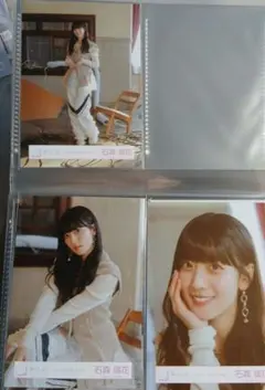 櫻坂46 石森璃花 Nightmare症候群 MV衣装 生写真 3枚まとめ売り