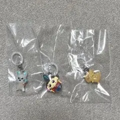 おじゃる丸 めじるしアクセサリー ガチャ 3個セット　公ちゃん　オコリン坊