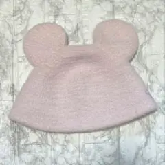ディズニー　耳付きピンクバケットハット