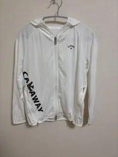 【2日間限定割引】Callaway レディース フルジップパーカーホワイト