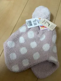 新品未使用　ベビー　帽子　ピンク　女の子ニット帽