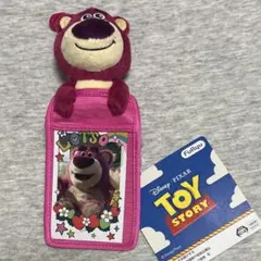 トイ・ストーリー チェキ風カード付きぬいぐるみパスケース（ハム