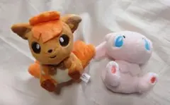 ポケモン プチぬいぐるみ(ロコン) ぬいぐるみバッジ(ミュウ)のサムネイル