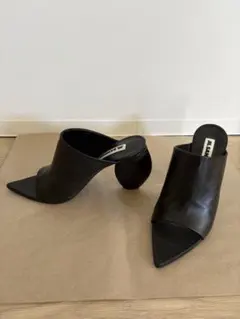 JIL SANDER ジルサンダー ボールヒール レザー サンダル 37のサムネイル