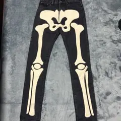 mnml スケルトンプリント デニム 31