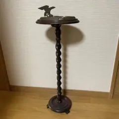 【極稀少】1920年代 英国アンティーク 真鍮製　スモーカーズスタンド 鳥の装飾