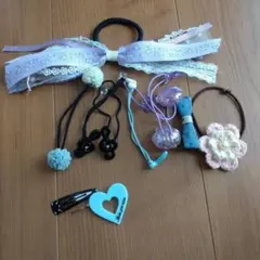 キッズ　ヘアアクセサリー　セット
