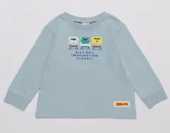 プティマイン　長袖Ｔシャツ　サイズ１２０　プラレール・ライトブルー