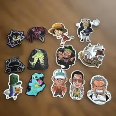 ポケモン　ワンピース　ステッカー 12枚セット
