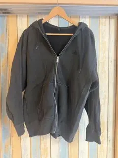 美品　adidas アディダス フルジップパーカー ブラック L メンズパーカー