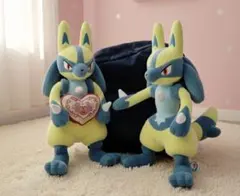 ポケットモンスター めちゃもふぐっとぬいぐるみ 黄色いルカリオ 2体セット