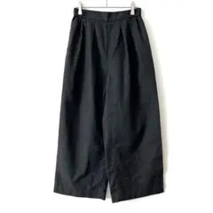 2106 アメリカンホリック ウエストゴム グレー タックワイドパンツ M