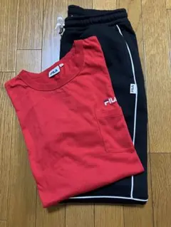 FILA(フィラ)/レディース/スウェットパンツ/Tシャツ2点セット