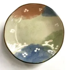 有田焼 秋峰 染付 うさぎ柄 小皿 12cm 取皿 菓子皿 兎 1枚