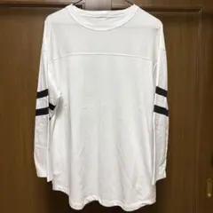 coen 長袖Tシャツ Lサイズ ホワイト
