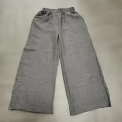 SHEIN グレー ワイドパンツ Sサイズ シンプル 薄め