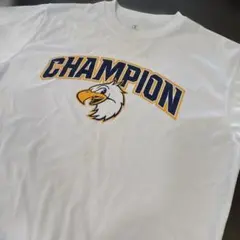 Y489⭐︎Champion ホワイト Tシャツ S サイズ